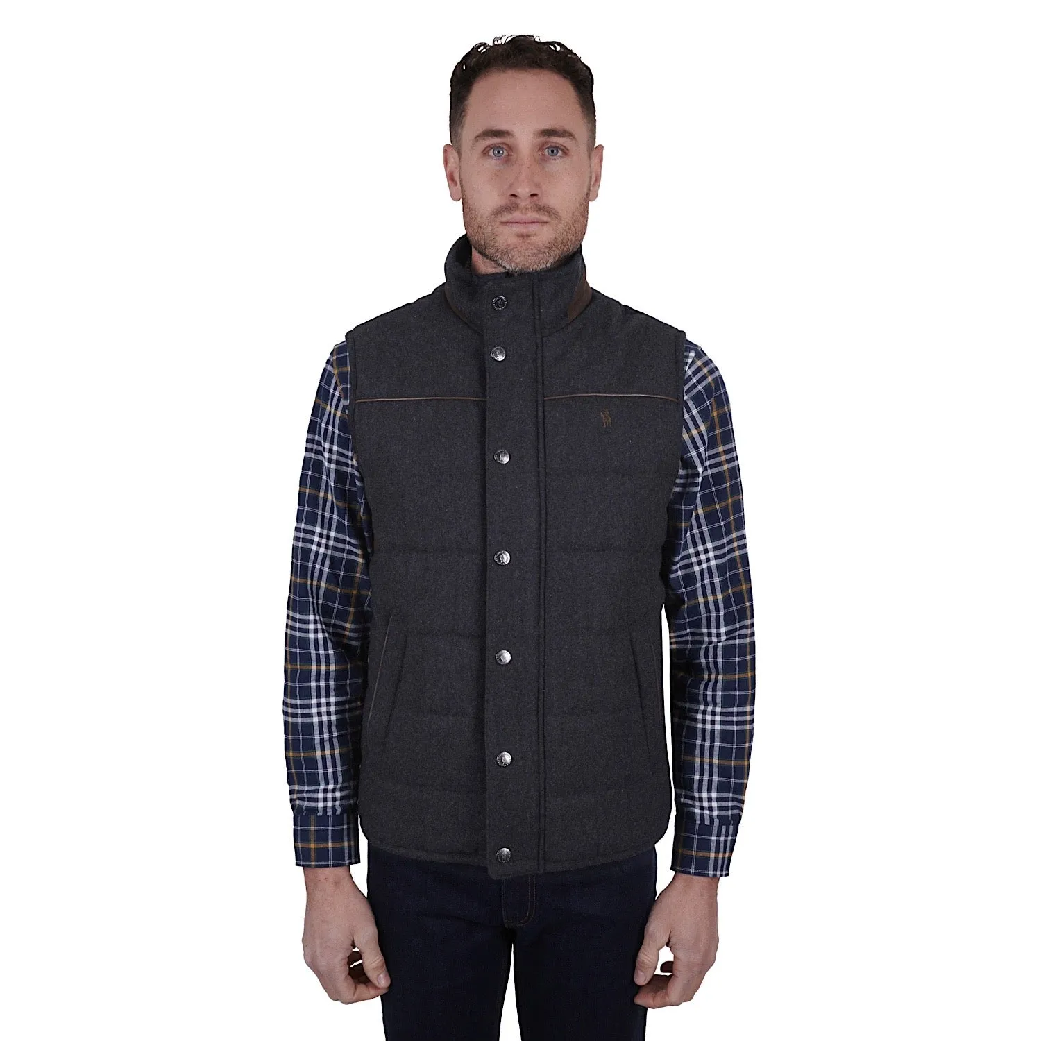 Thomas Cook Mens Strathford Vest Charcoal Marle