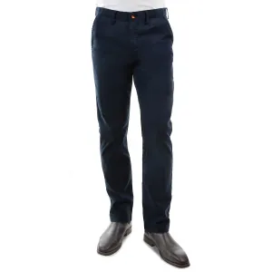 Thomas Cook Mens Tailored Fit Mossman Comfort Waist Trousers Dark Navy 32" Leg