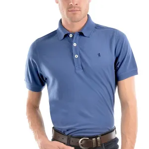 Thomas Cook Men's Tailored Polo Blue Steel