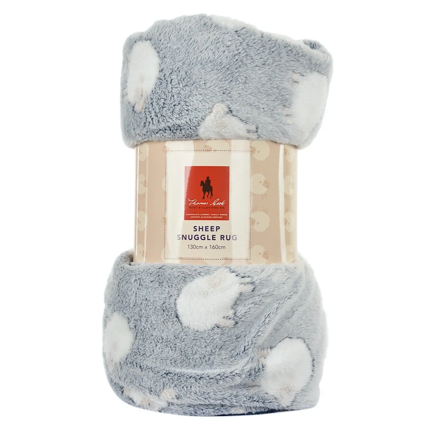 Thomas Cook Sheep Snuggle Rug Grey/Blue TCP2950201