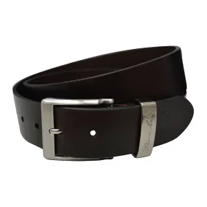 Thomas Cook Signature Badge Belt Dark Brown