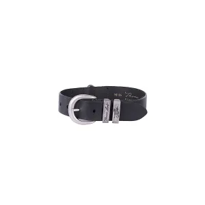 Thomas Cook Twin Keeper Dog Collar Black