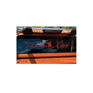 Thomas Cook Ute Sticker Red