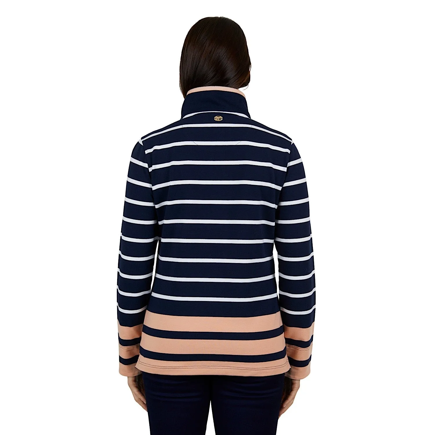 Thomas Cook Women's Andorra Stripe 1/4 Zip Rugby