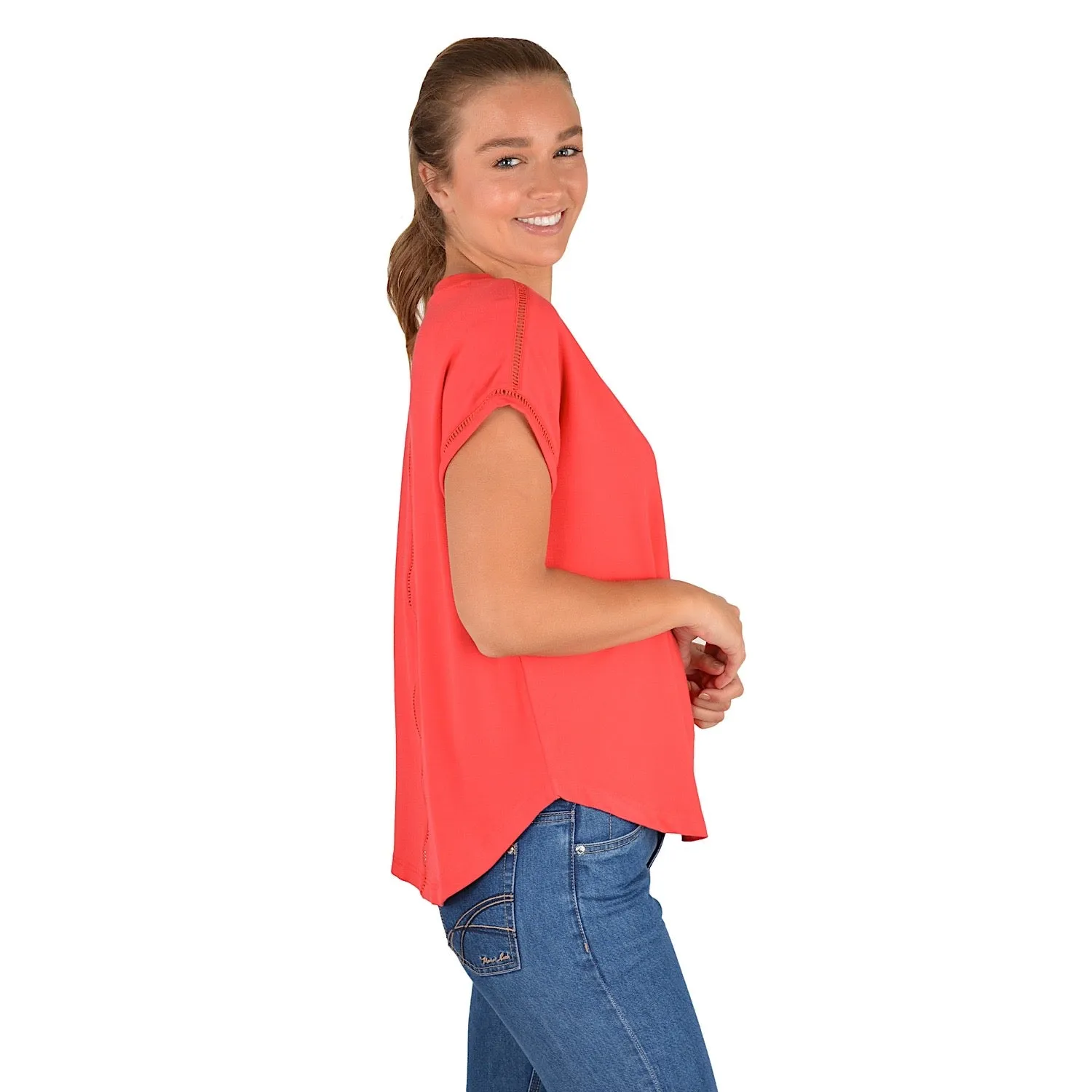 Thomas Cook Women's Camellia Tee Red Poppy
