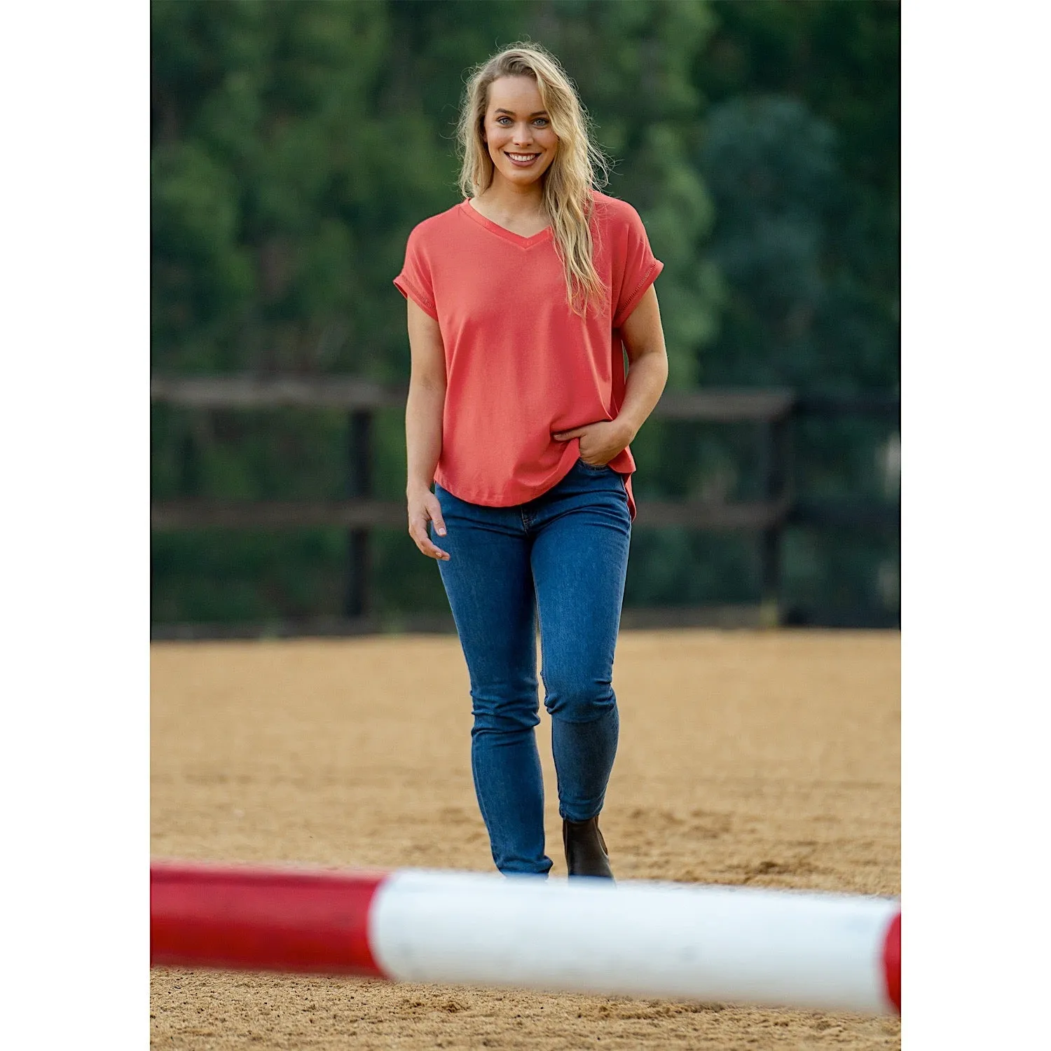 Thomas Cook Women's Camellia Tee Red Poppy