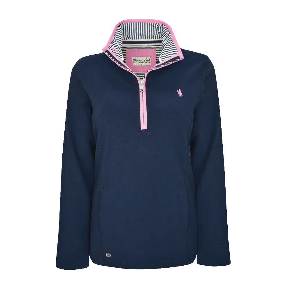 Thomas Cook Women's Charlie Classic 1/4 Zip Neck Rugby Dark Navy