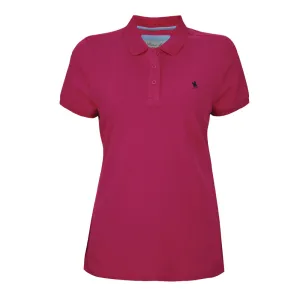 Thomas Cook Women's Classic Stretch Polo Bright Rose