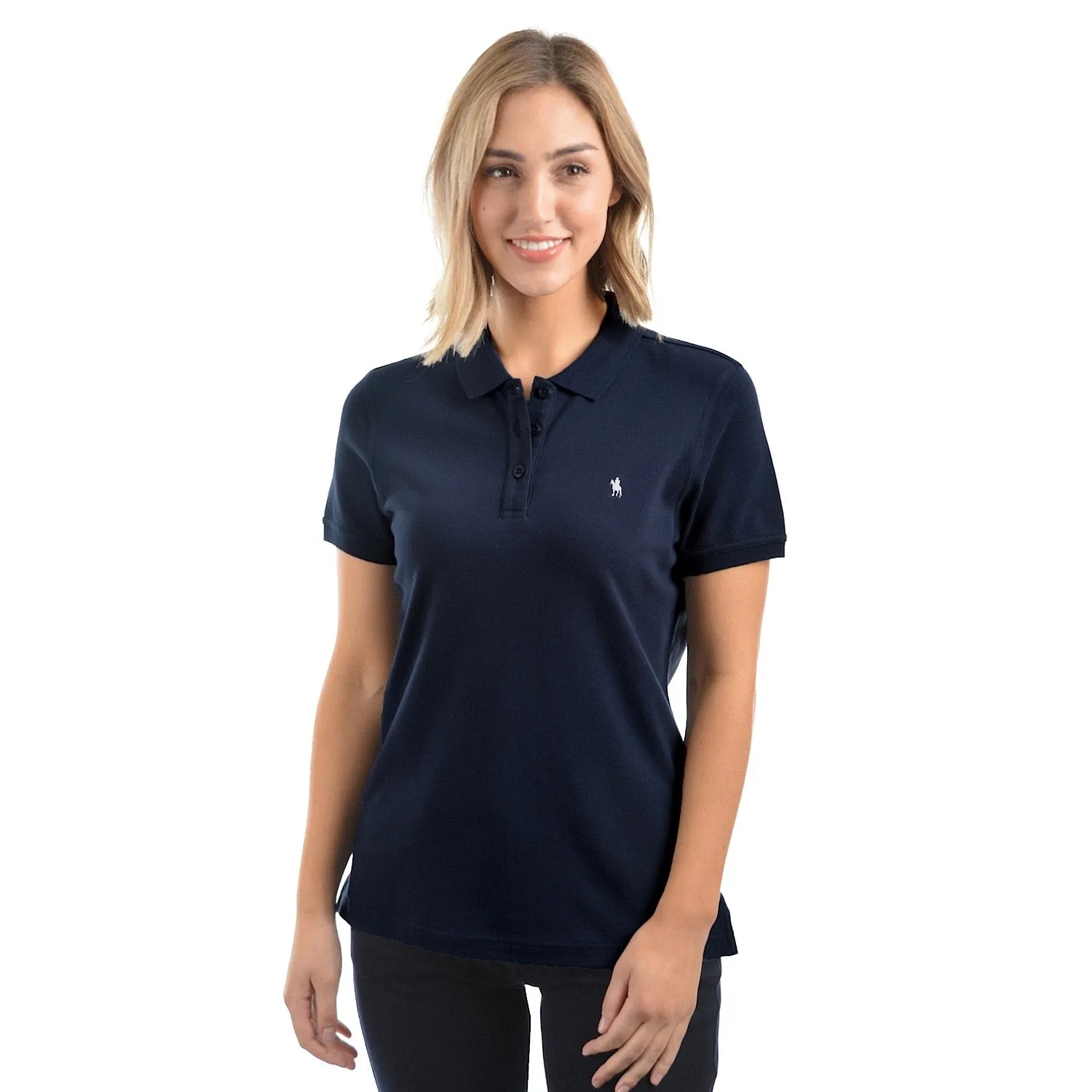 Thomas Cook Women's Classic Stretch Polo Dark Navy