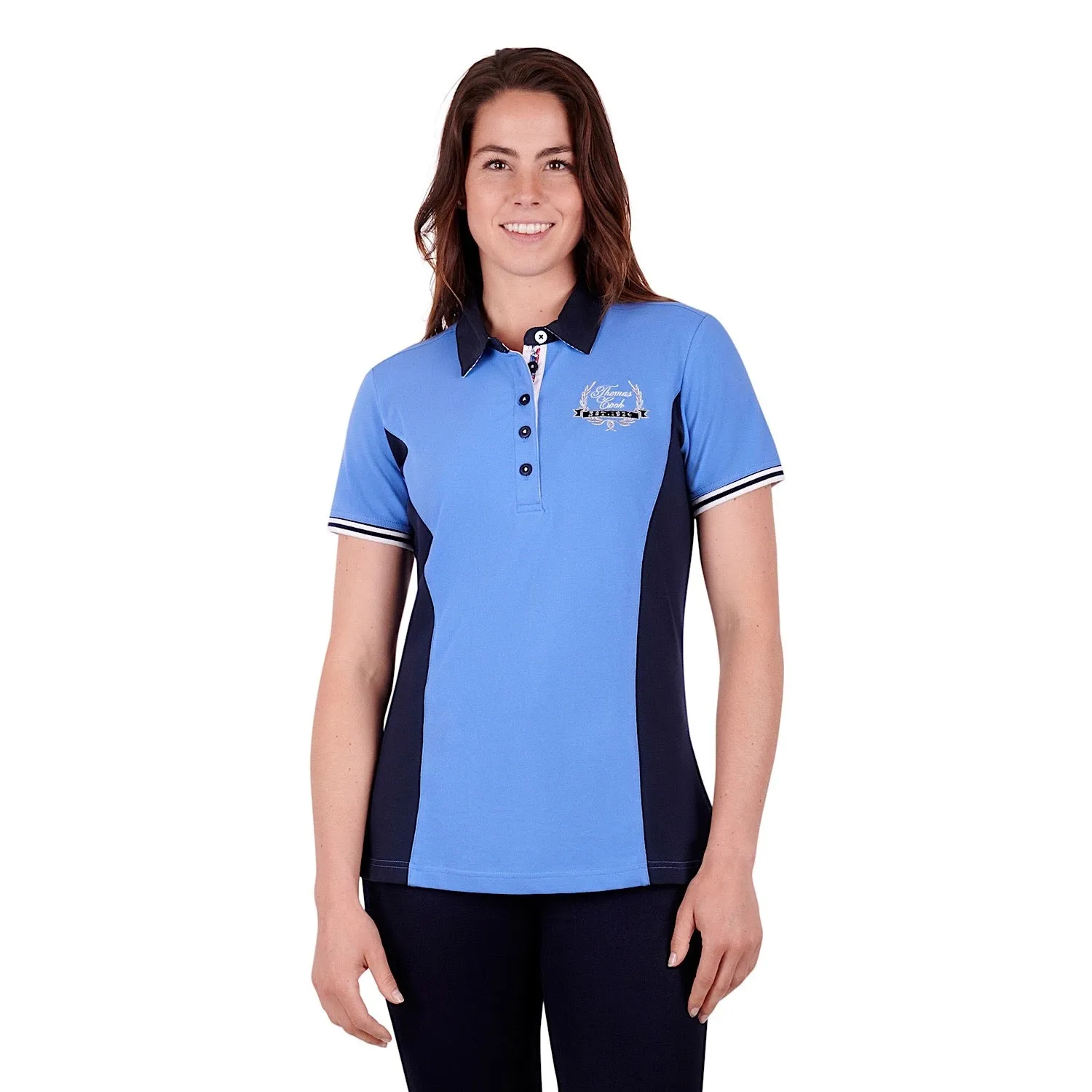 Thomas Cook Womens Jane S/S Polo Powder Blue