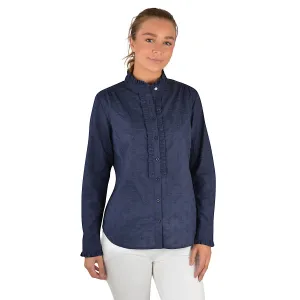 Thomas Cook Women's Liberty Ruffle Collar Shirt Navy