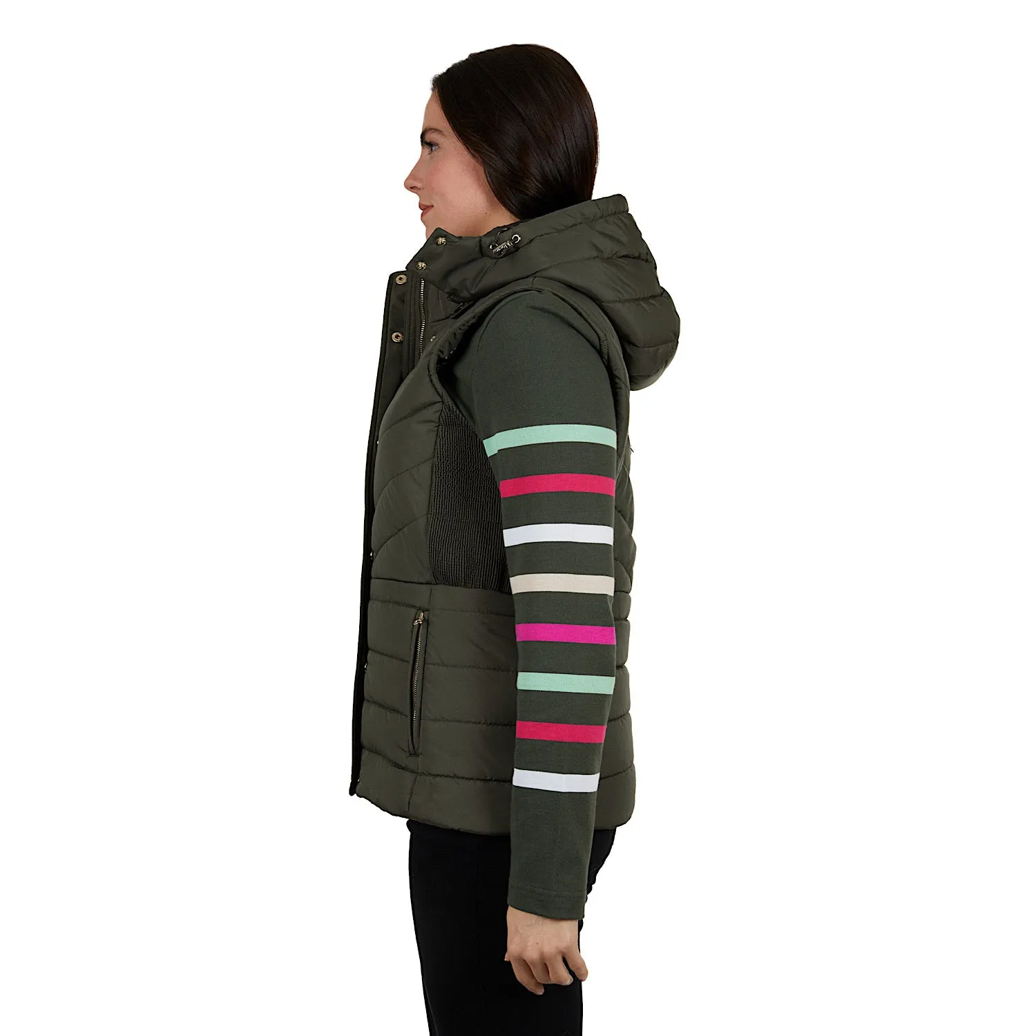 Thomas Cook Womens Mayfield Vest Khaki