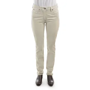 Thomas Cook Womens Stretch Moleskin Slim Leg Wonder Jean Stone 32" Leg
