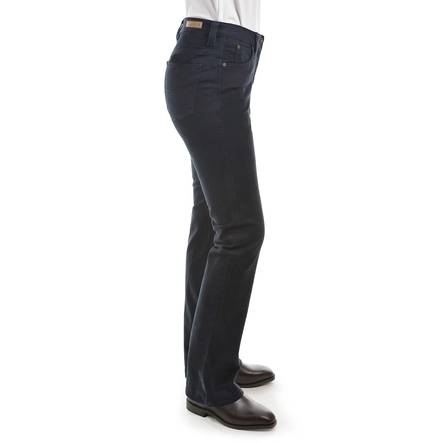 Thomas Cook Women's Stretch Moleskin Wonder Jean Boot Leg Navy
