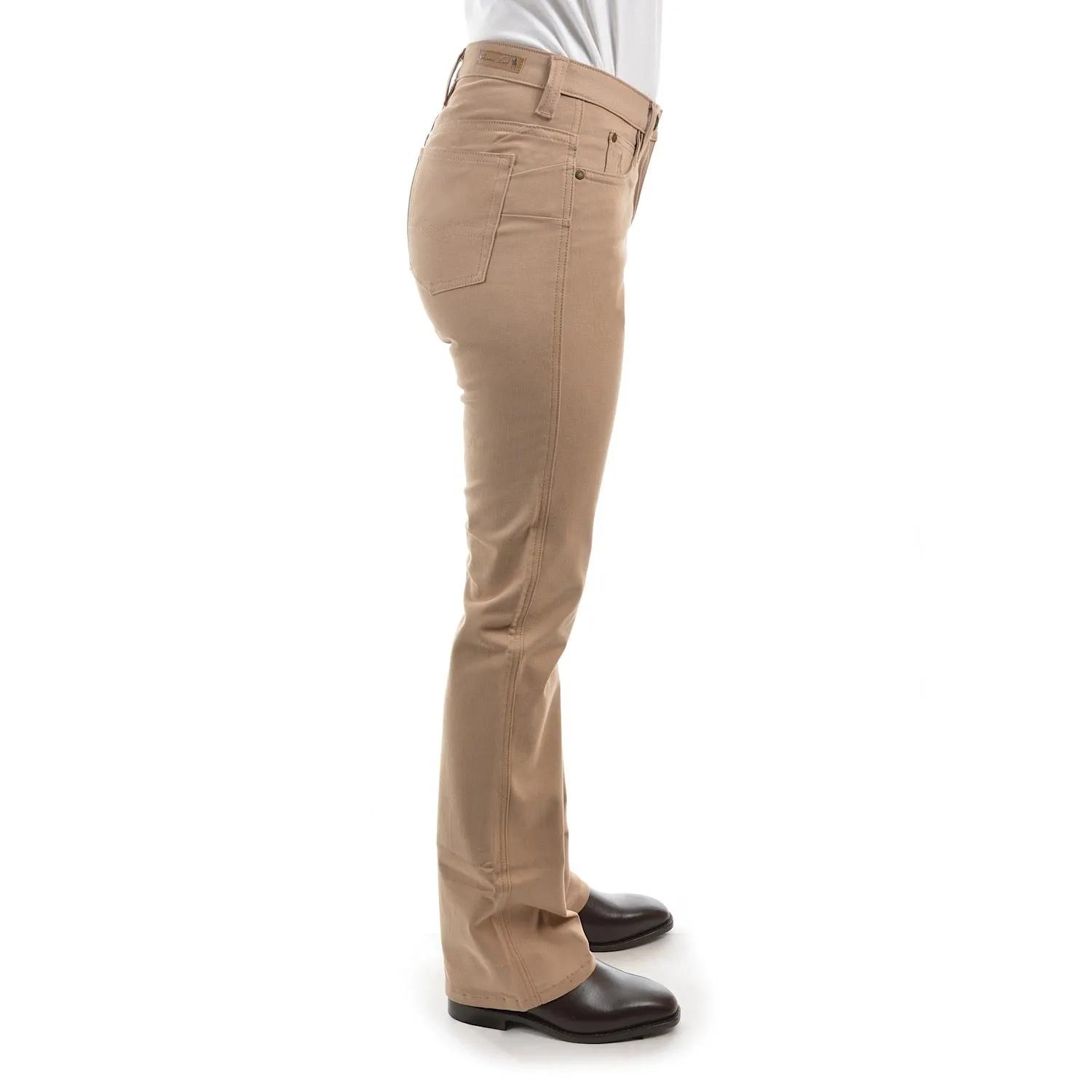 Thomas Cook Women's Stretch Moleskin Wonder Jean Boot Leg Sand 34" Leg