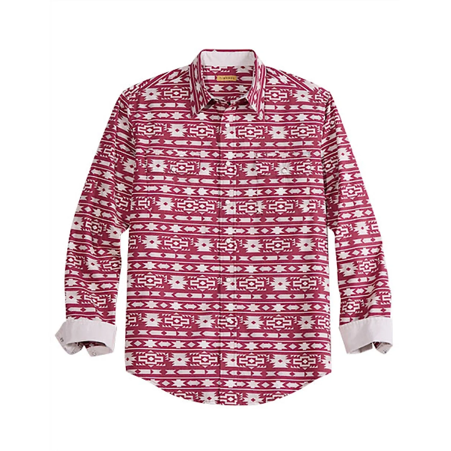 Tin Haul Men's Collection Shirt - Plaid Wine