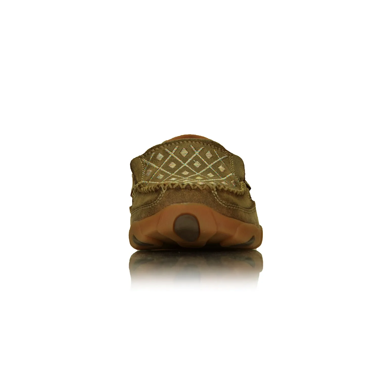 Twisted X Women's Diamond Mocs Slip On Bomber/Tan