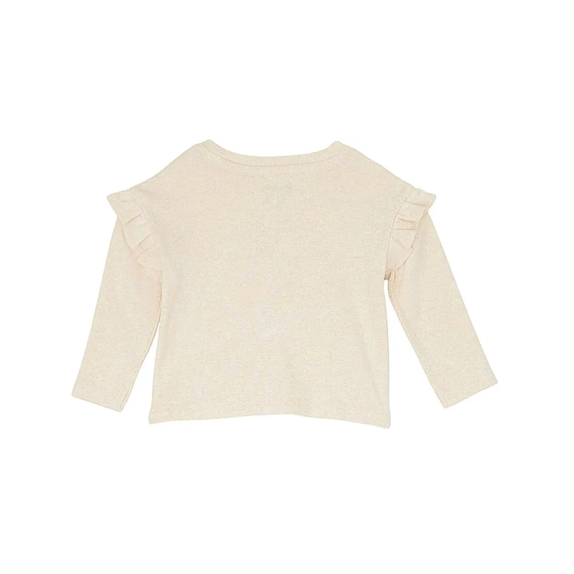 Discount Sale Wrangler Baby / Girl\'s Long Sleeve Ruffle Shoulder Graphic Tee