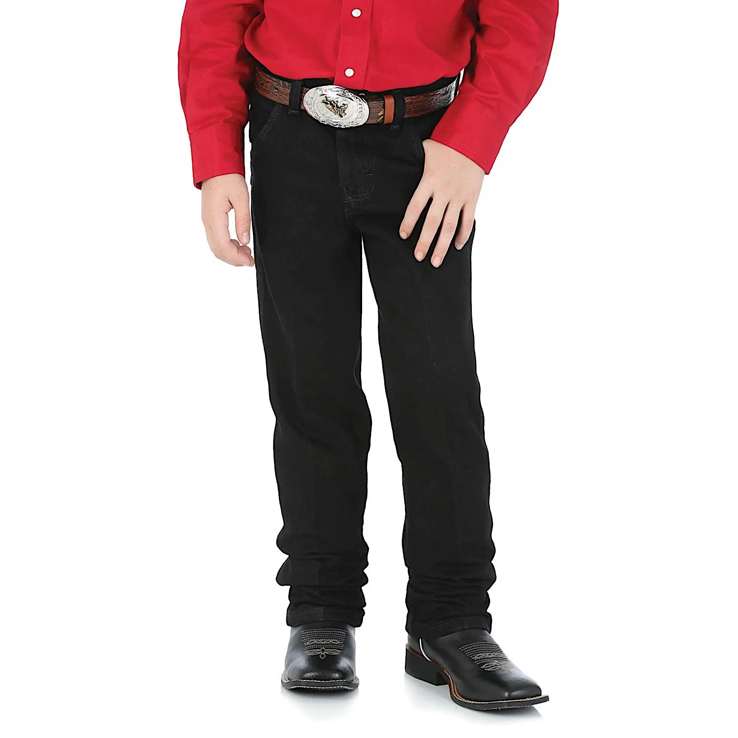 Wrangler Boys Junior Original ProRodeo Jean Overdyed Black