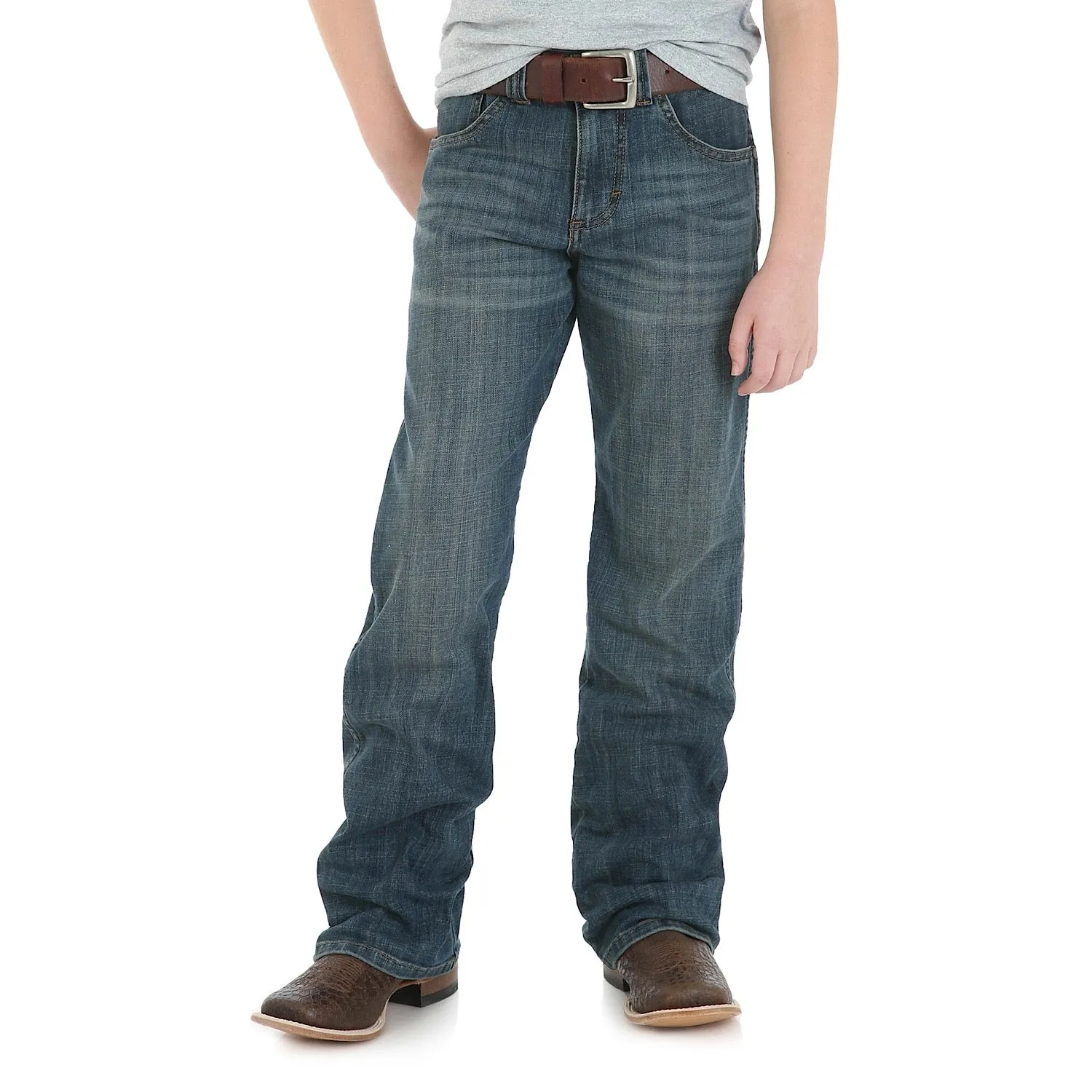 Wrangler Boys Junior Retro Relaxed Boot Jean Falls City