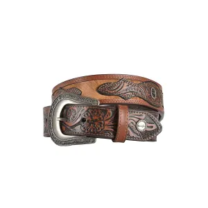 Wrangler Clarke Belt Dark Tan