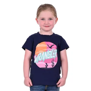 Wrangler Girl's Avery Tee Navy