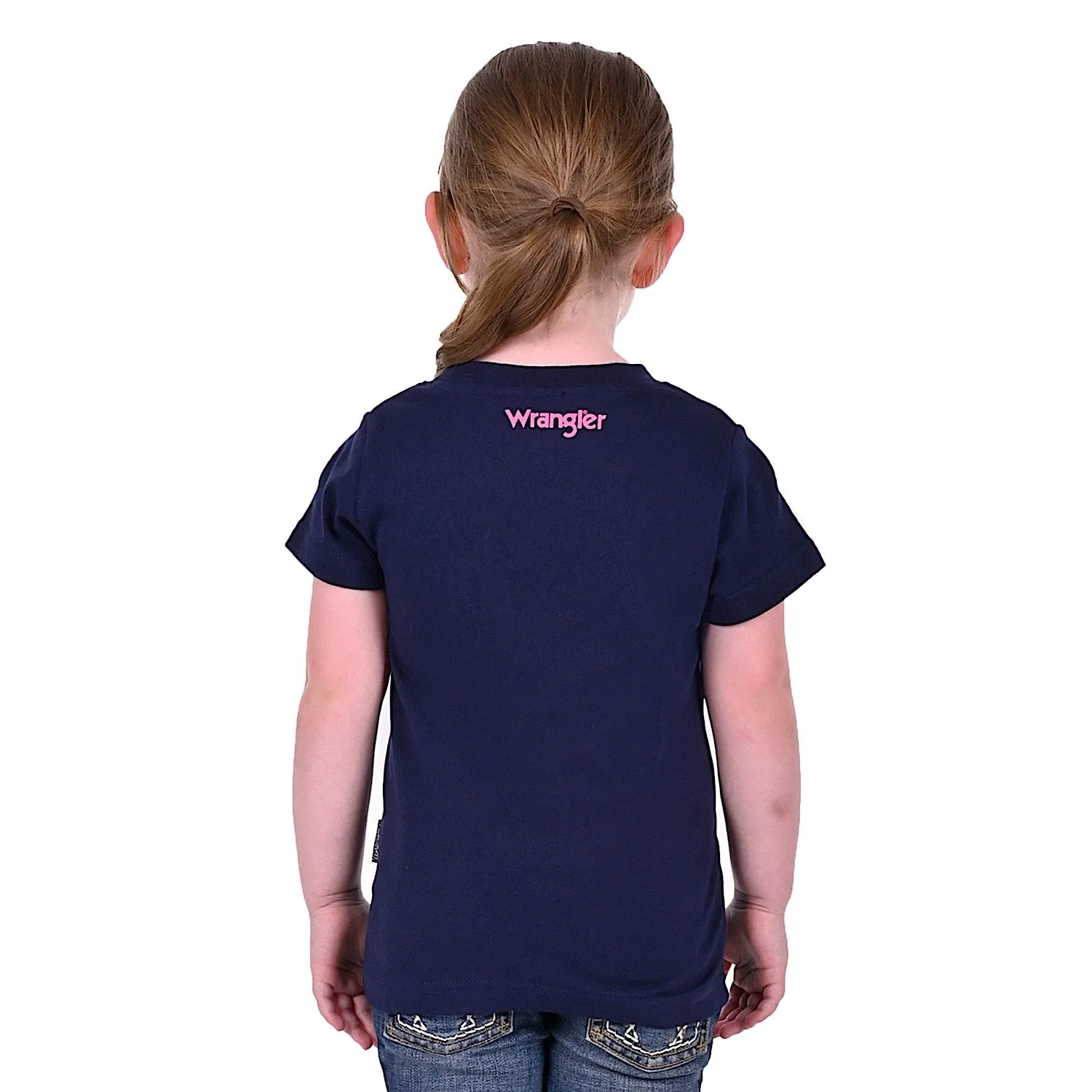 Wrangler Girl's Avery Tee Navy