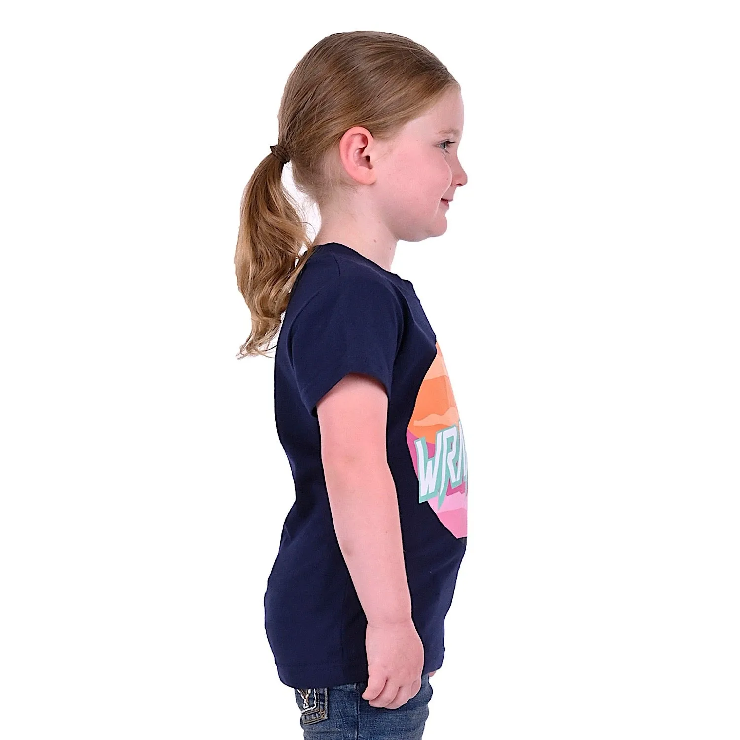 Wrangler Girl's Avery Tee Navy