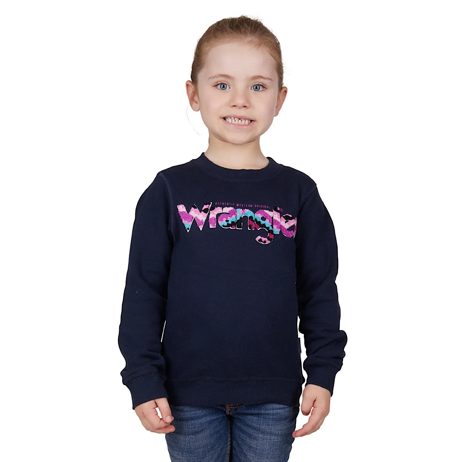 Wrangler Girls Doloris Crew Navy