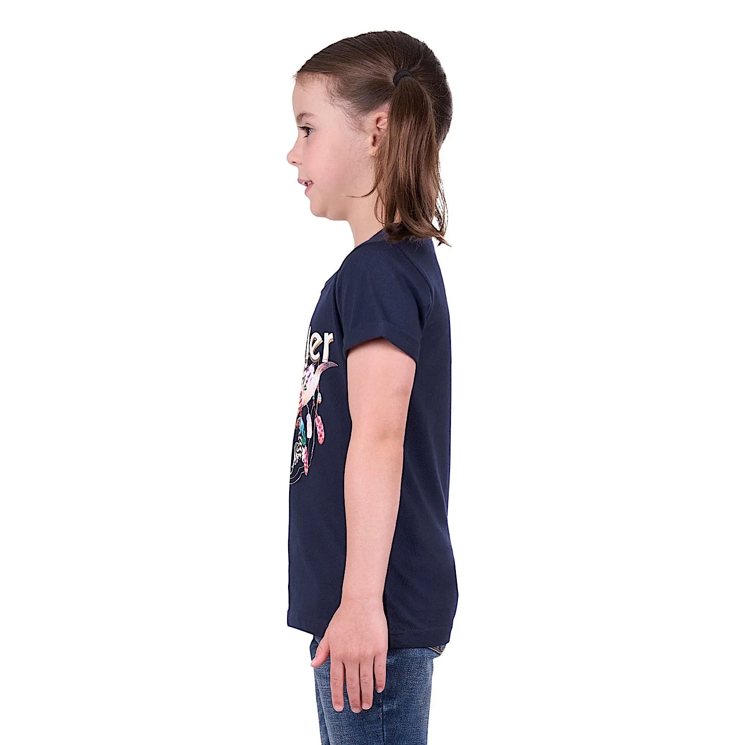 Wrangler Girl's Evie Tee Navy