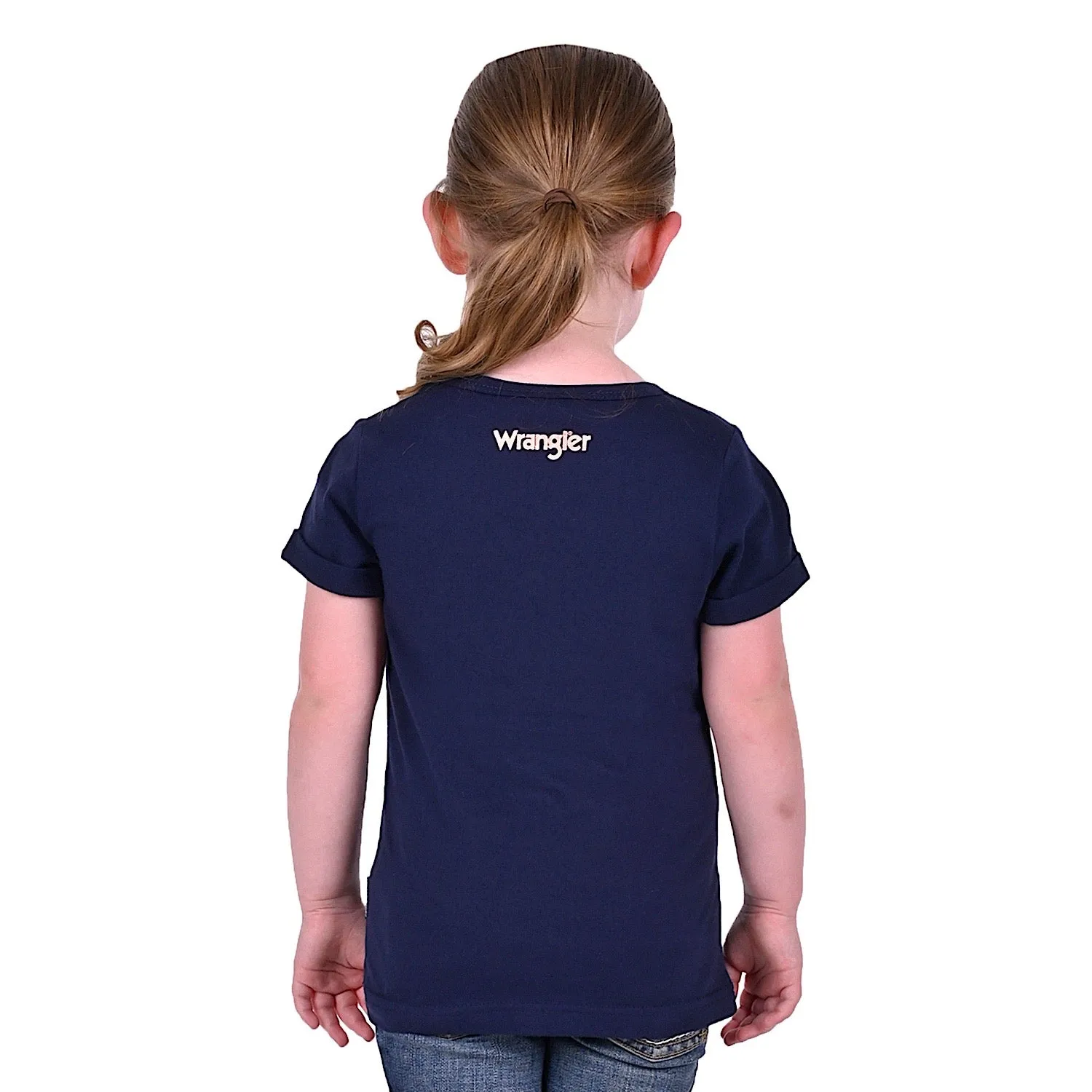 Wrangler Girl's Iris Tee Navy