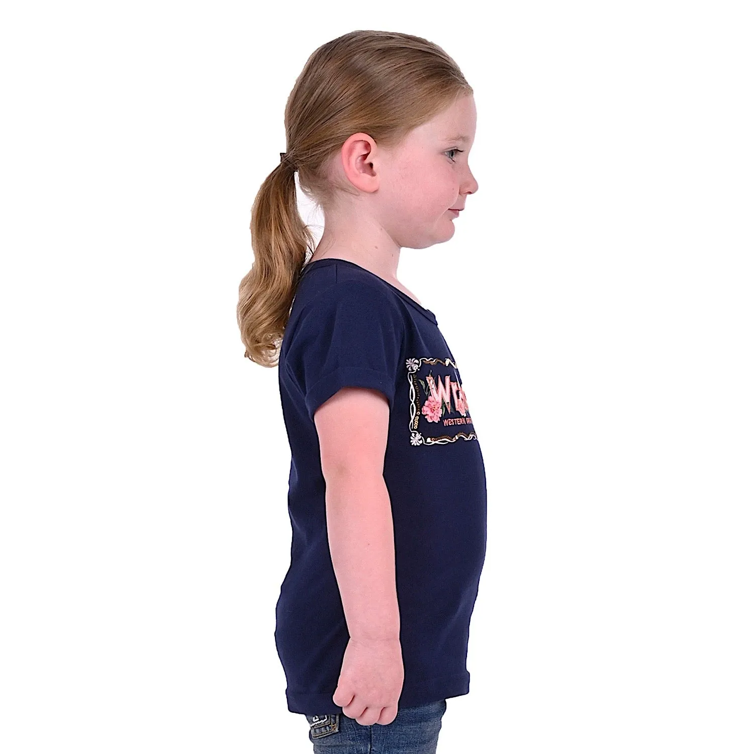 Wrangler Girl's Iris Tee Navy