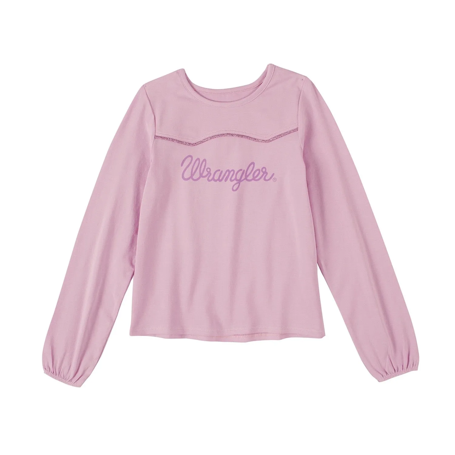 Wrangler Girls Long Sleeve Top Purple