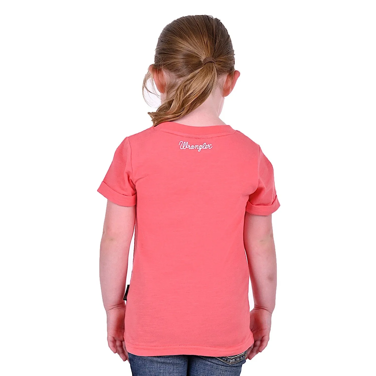 Wrangler Girl's Nova Tee Coral