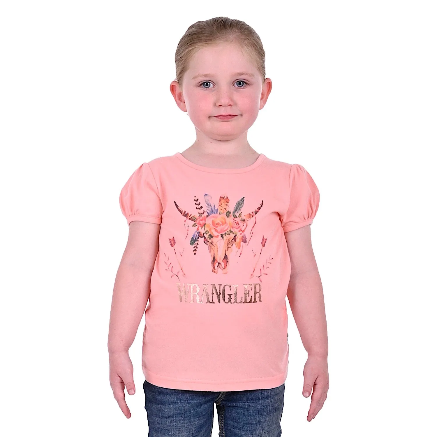 Wrangler Girl's Paige Tee Blush