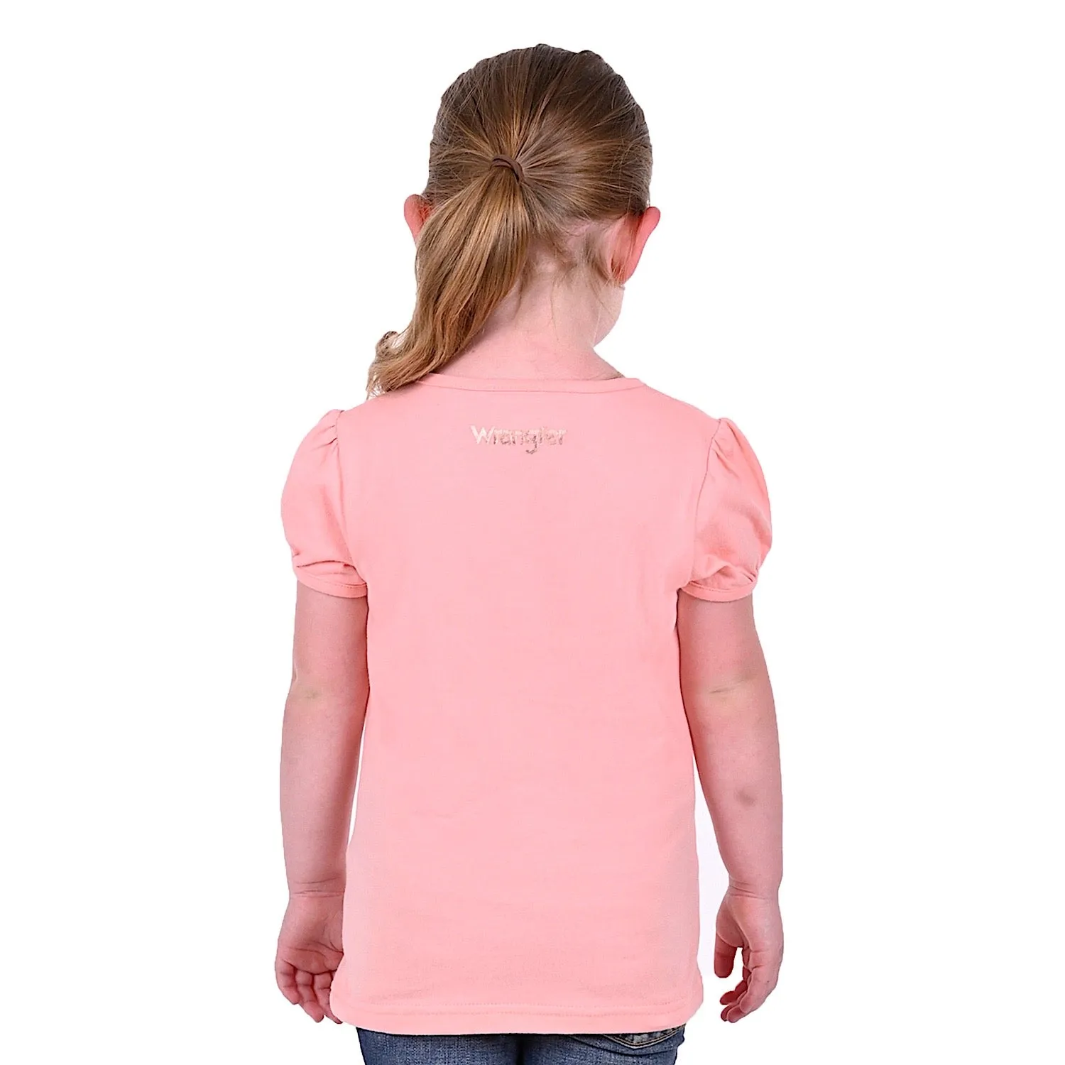 Wrangler Girl's Paige Tee Blush