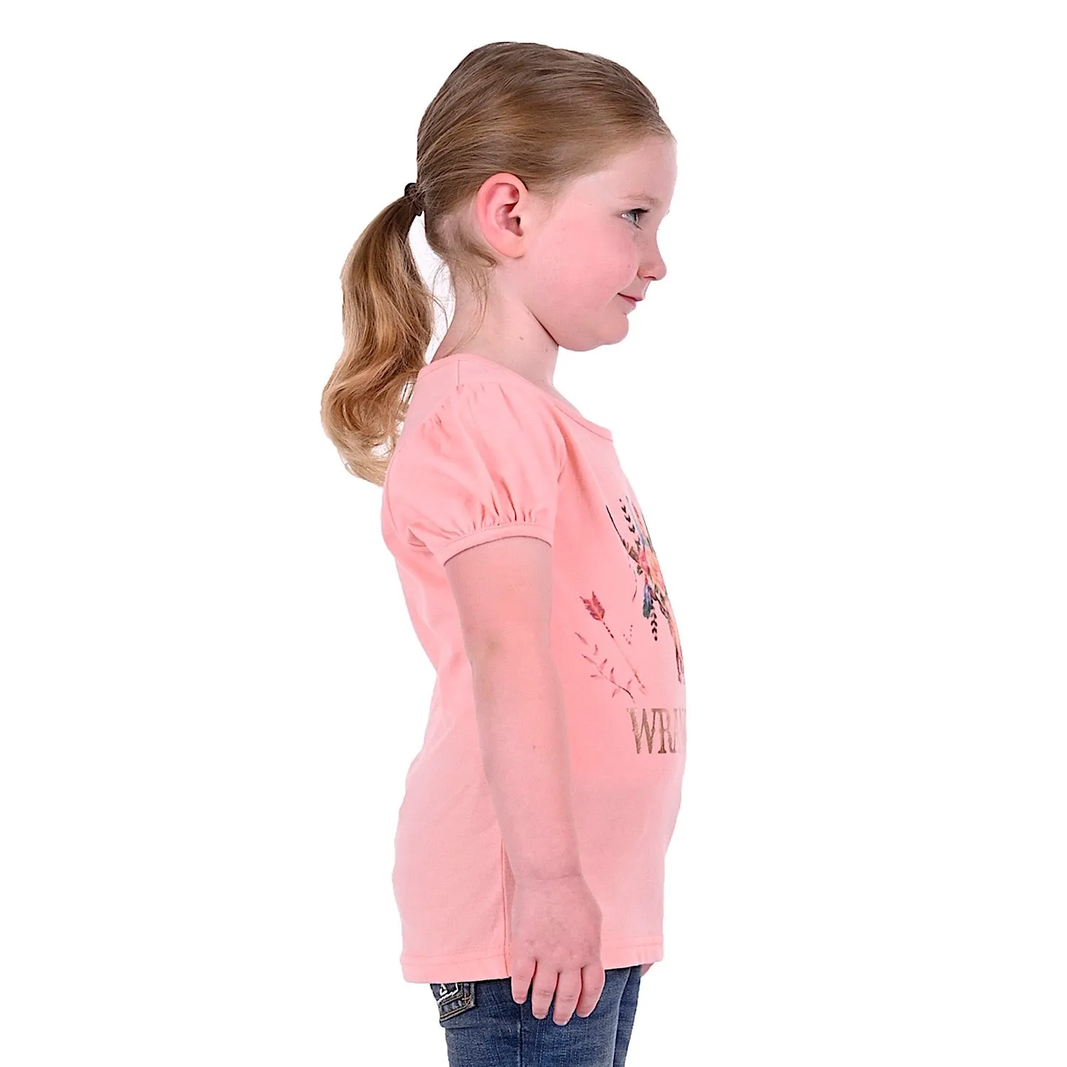 Wrangler Girl's Paige Tee Blush