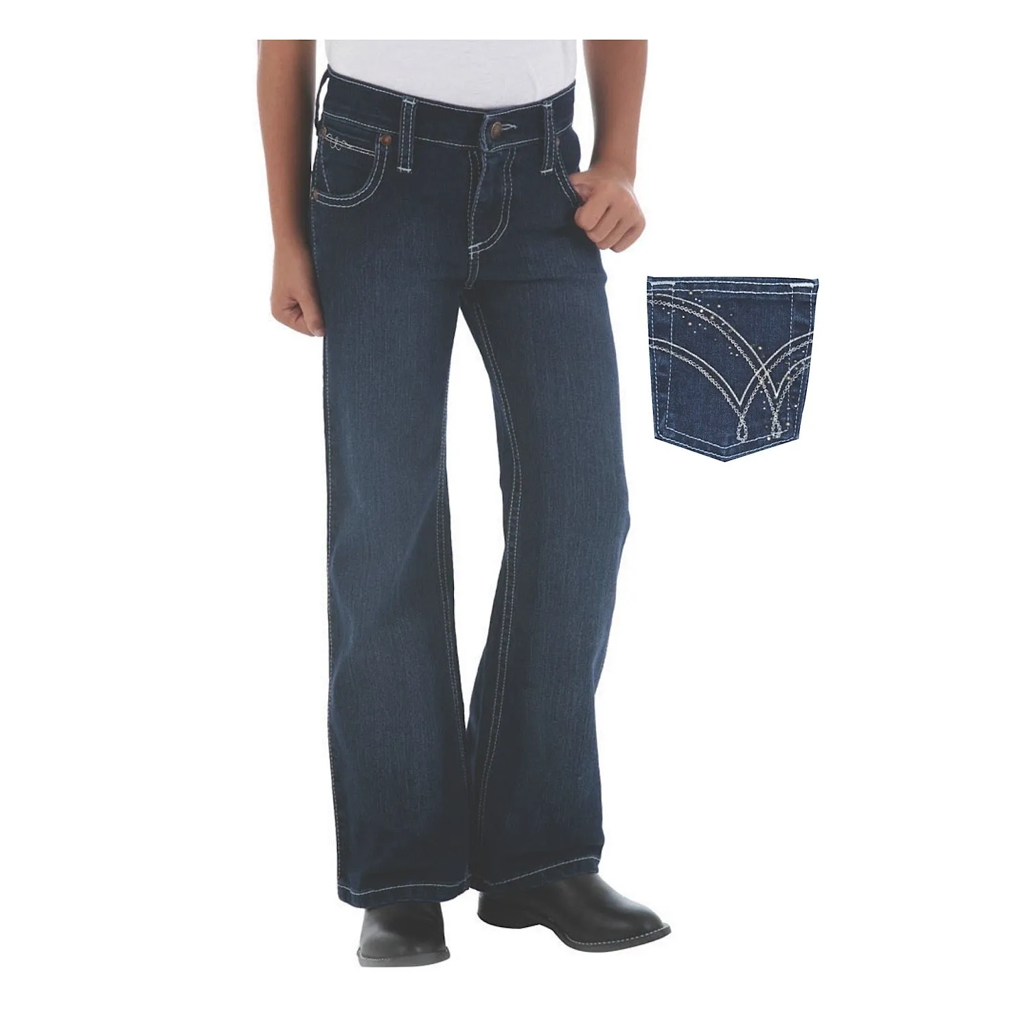 Wrangler Girls Riding Jean - Q Baby Amber Dance