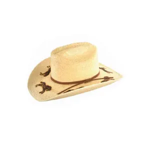 Wrangler Kids Benito Hat Straw (Horses)