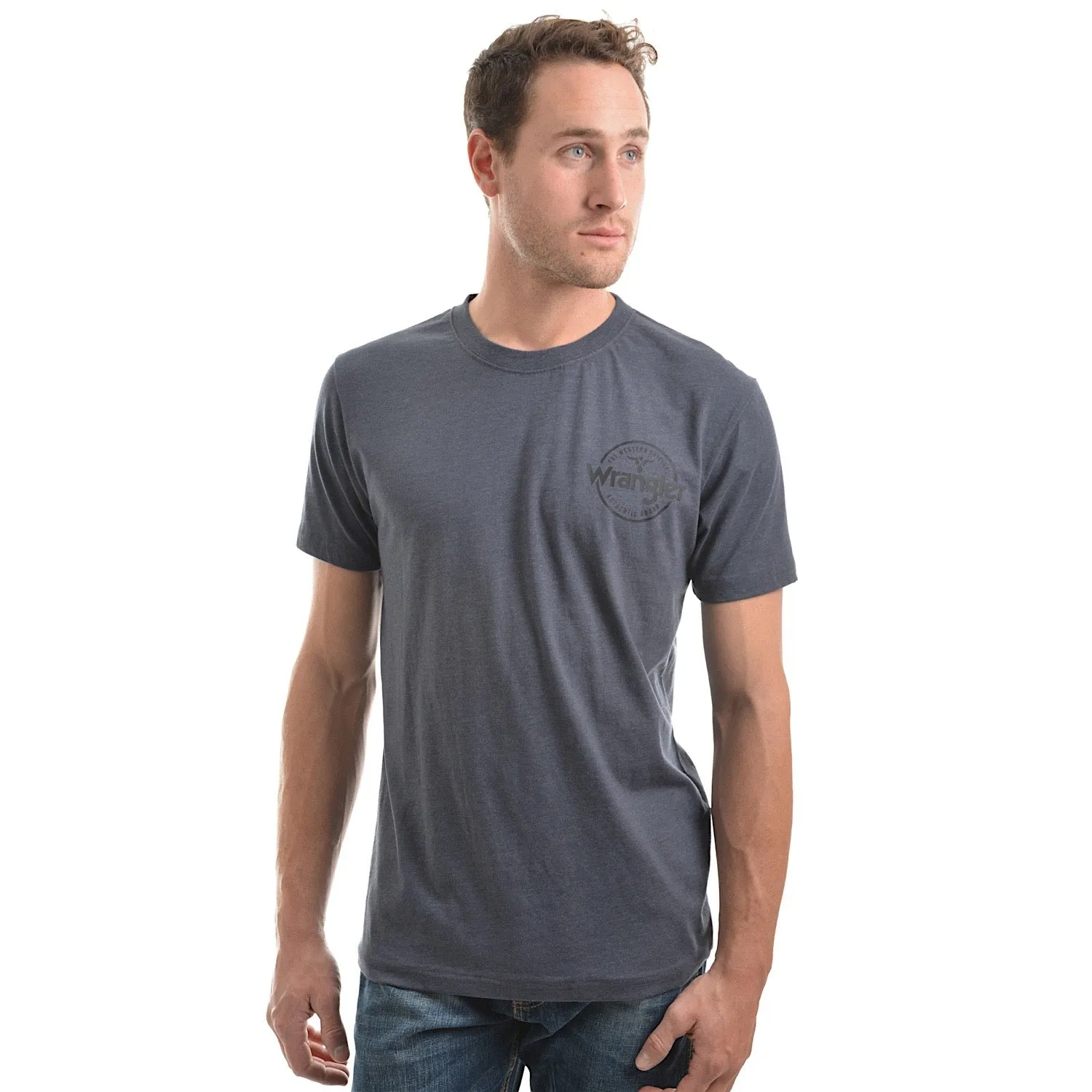 Wrangler Men's Angus Tee Denim Marle