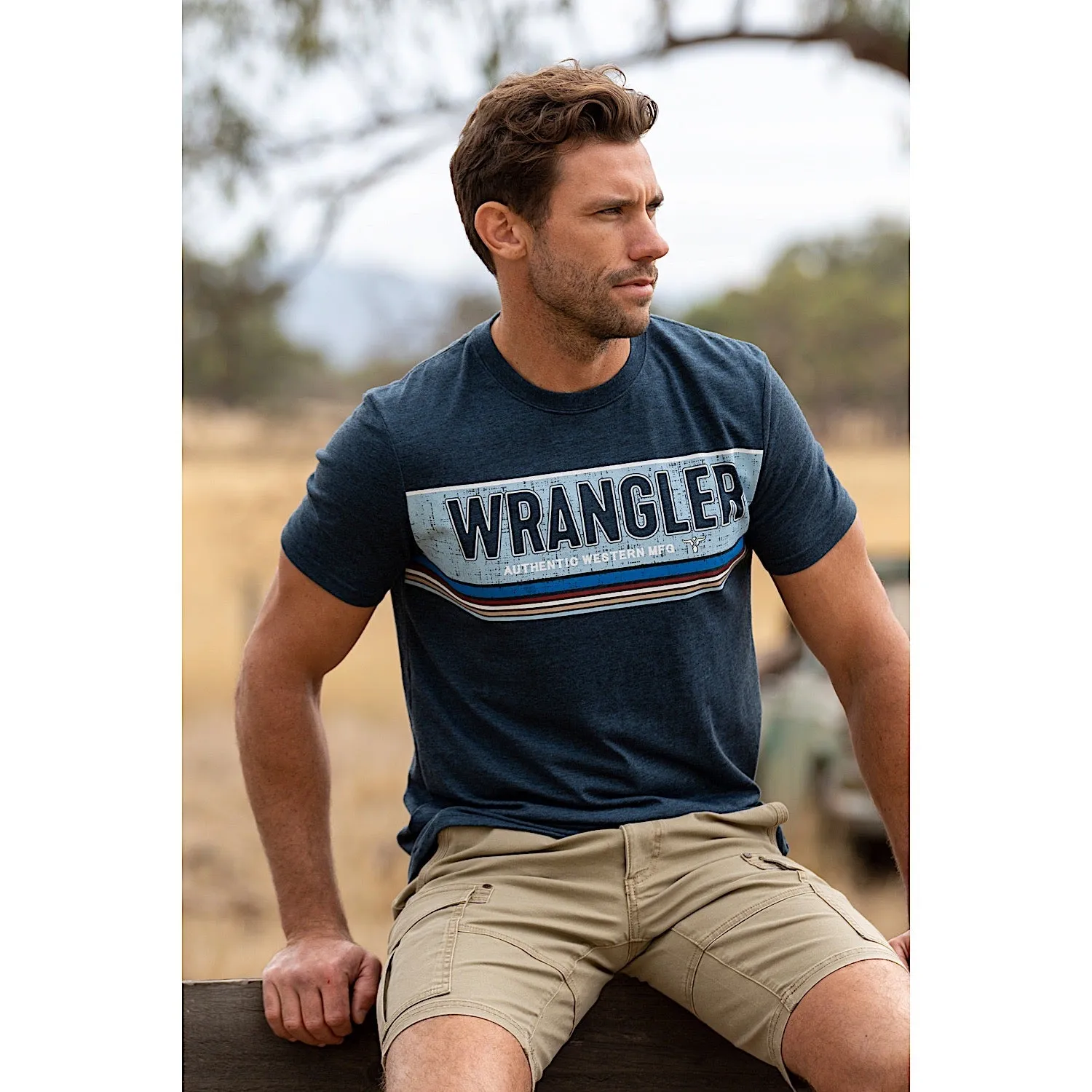 Wrangler Men's Bolton Tee Navy Marle