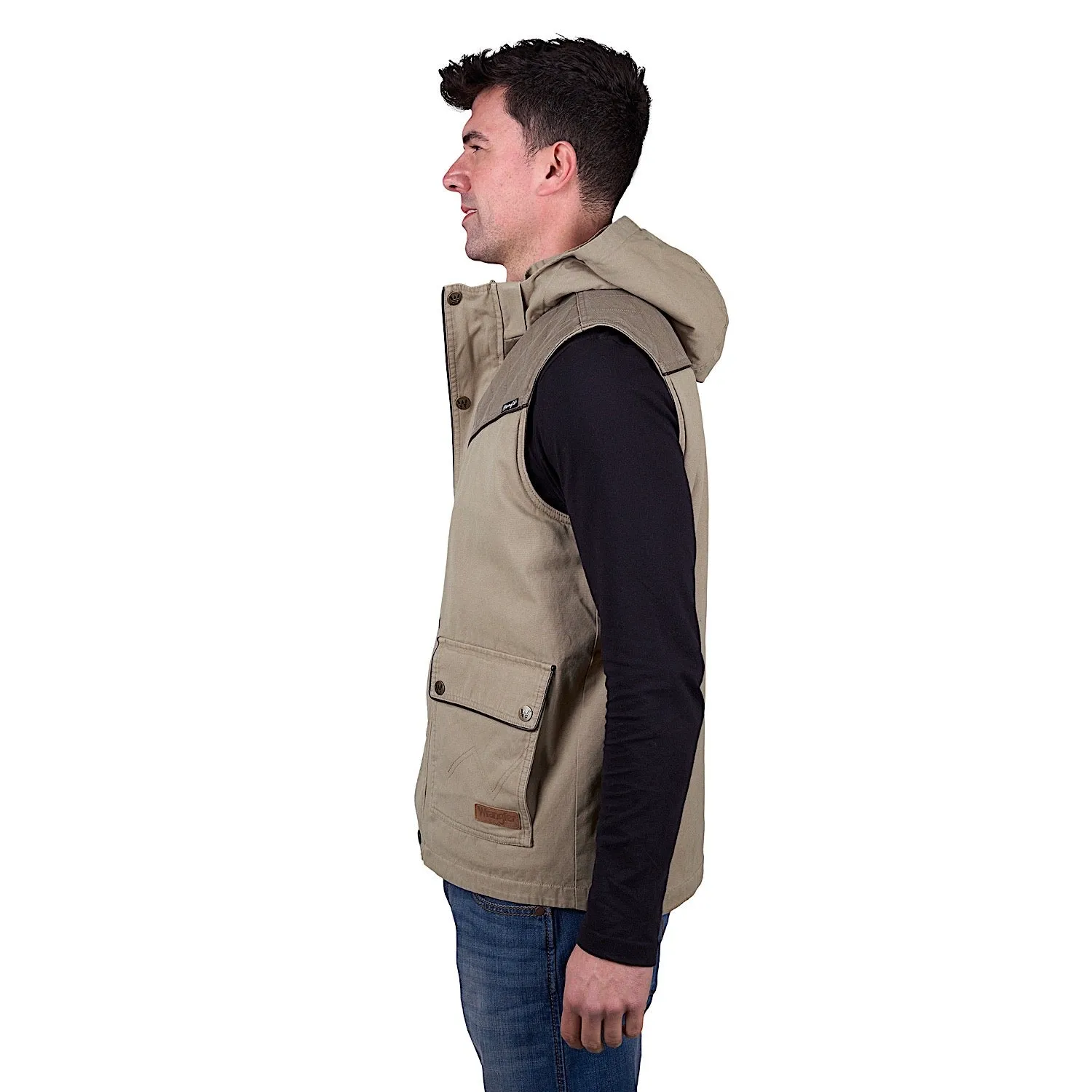 Wrangler Men's Cain Vest - Stone
