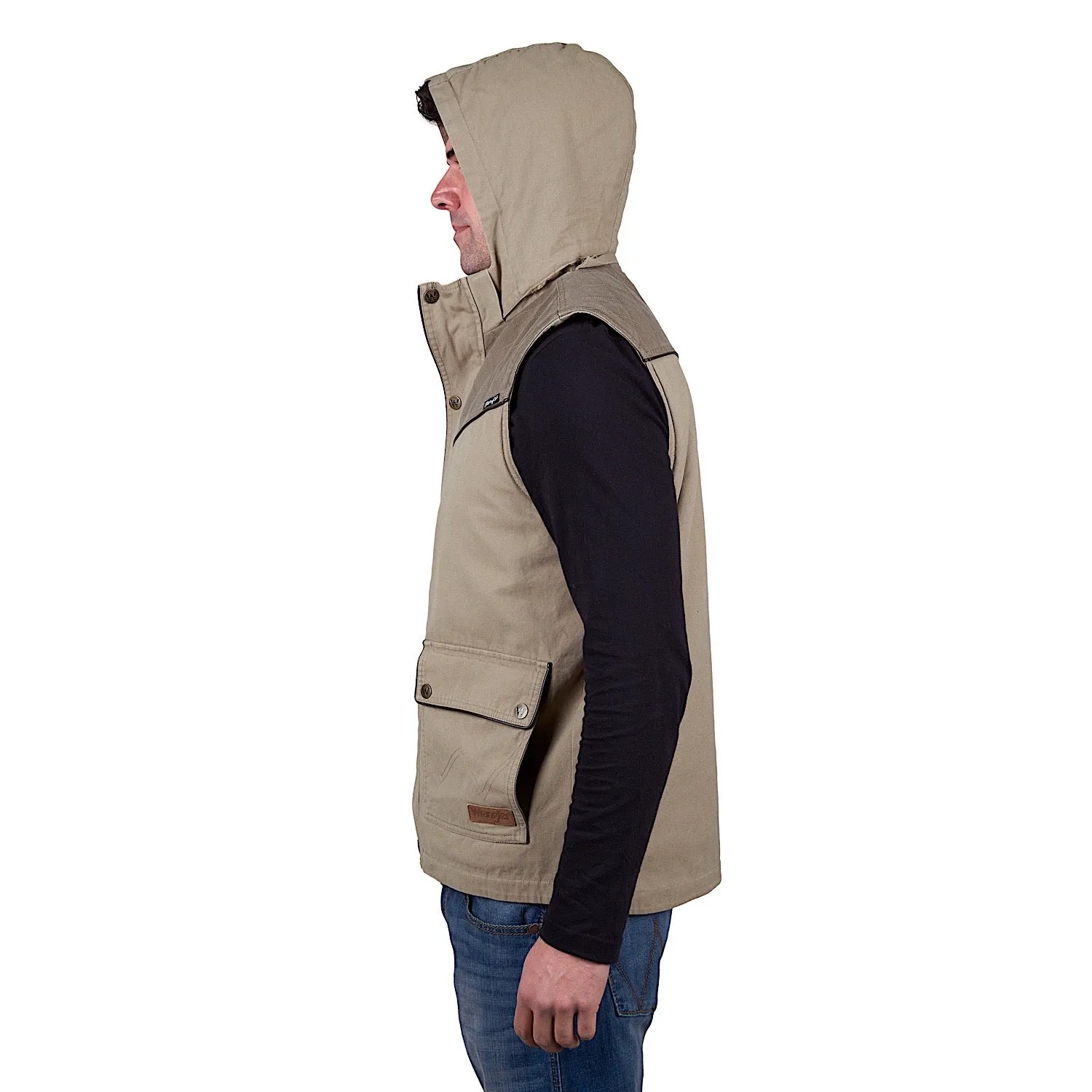 Wrangler Men's Cain Vest - Stone