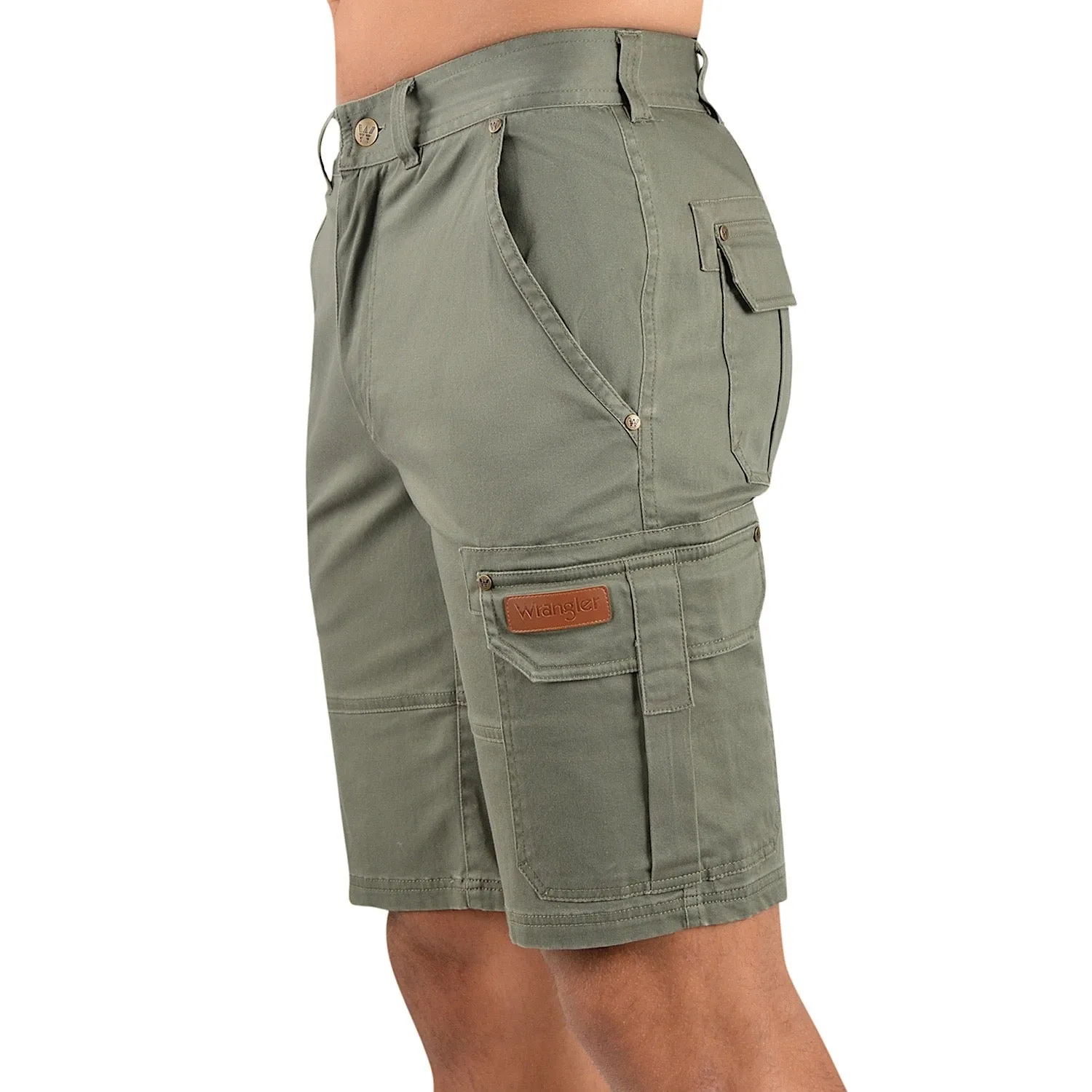 Wrangler Mens Cooper Cargo Short Olive