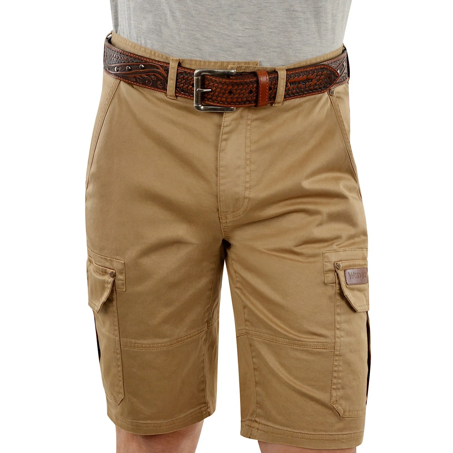 Wrangler Mens Cooper Cargo Short Sand