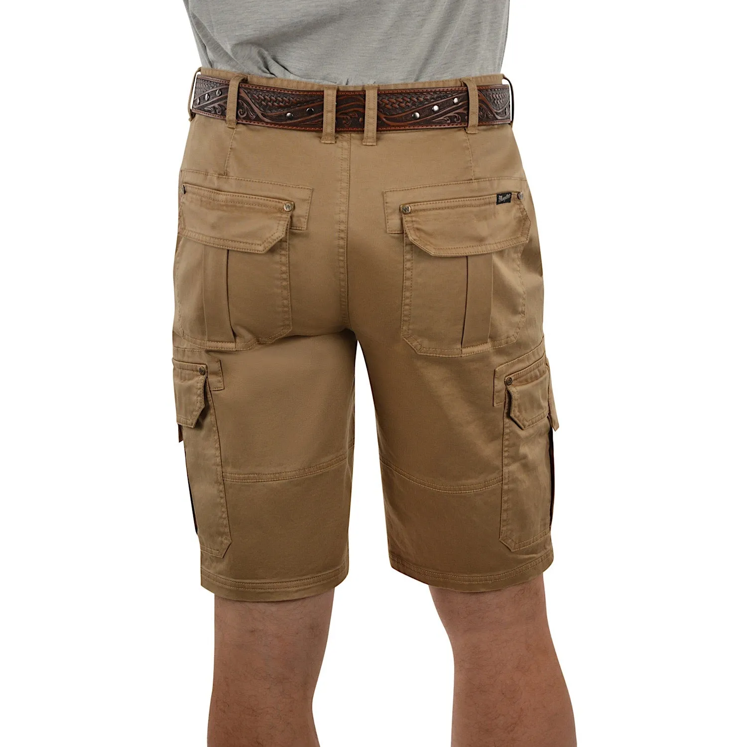 Wrangler Mens Cooper Cargo Short Sand