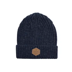 Wrangler Men's Ghano Beanie - Navy/Grey