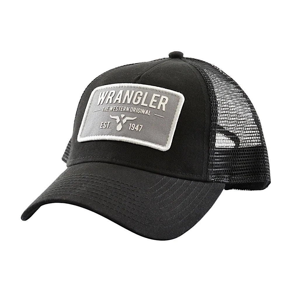 Wrangler Mens Gilford Trucker Cap Black XCP1914CAP