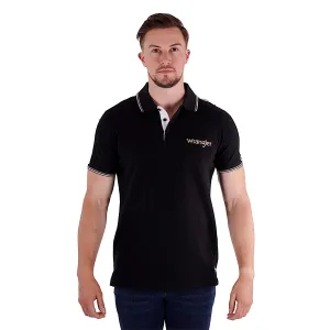 Wrangler Men's Jackson Polo Black