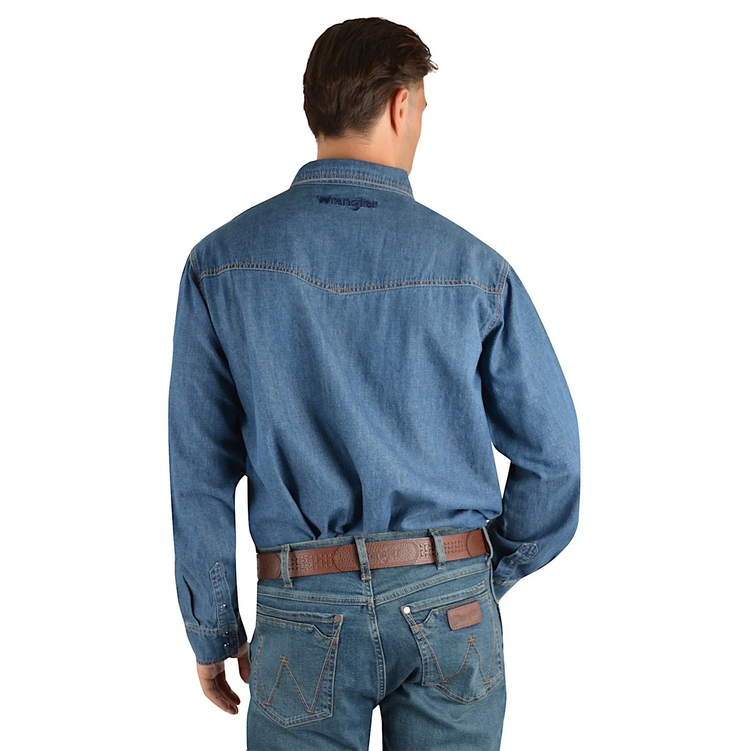 Wrangler Men's Jay Denim Shirt Denim